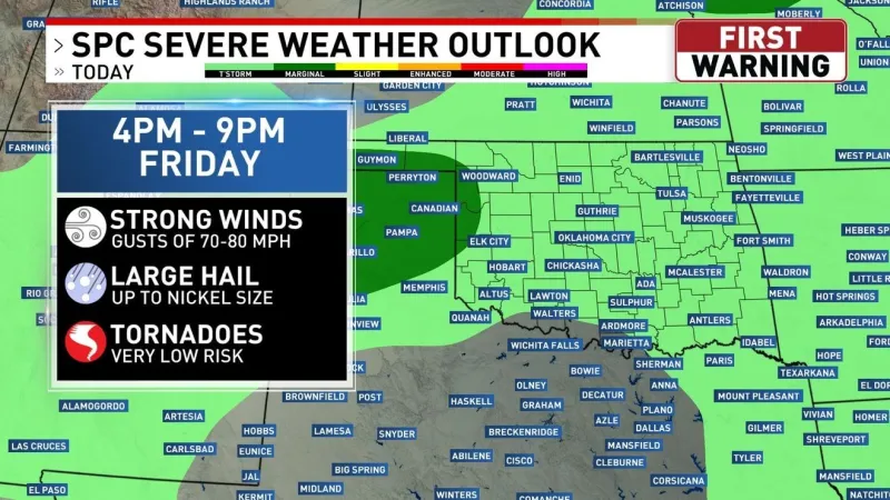 Strong To Severe Storms Are Possible Today