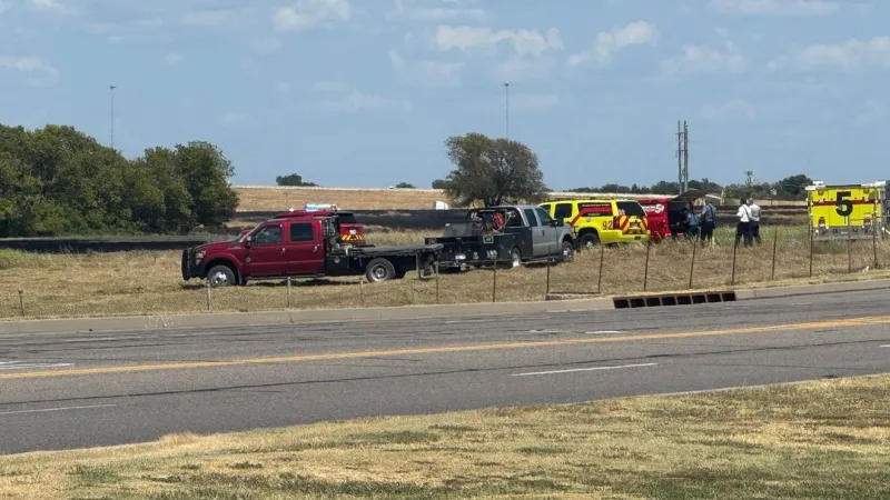 Wildfire near Will Rogers airport under control after second blaze in 24 hours