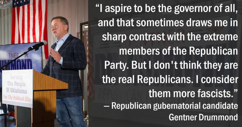 Mazzei seizes on Drummond's comment about Republican 'fascists'