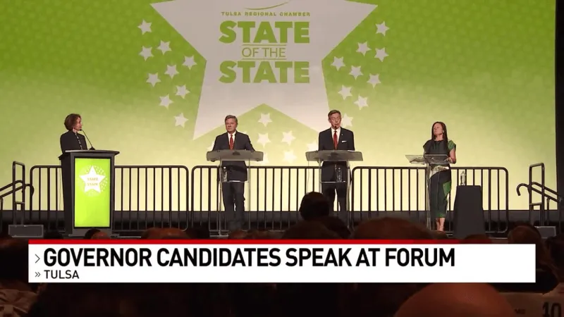 Tulsa Regional Chamber hosts gubernatorial forum at State of the State event