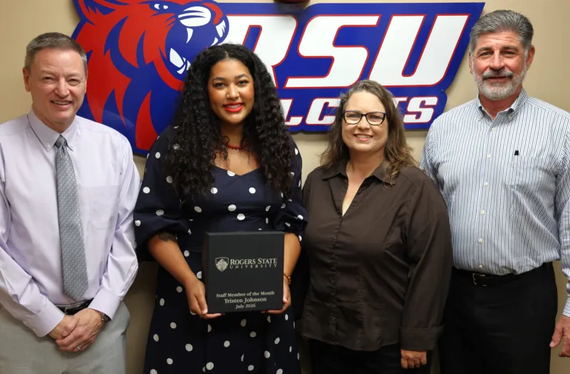 Executive Assistant to the Vice President for Intercollegiate Athletics Tristen Johnson Named July 2026 RSU Staff Member of the Month