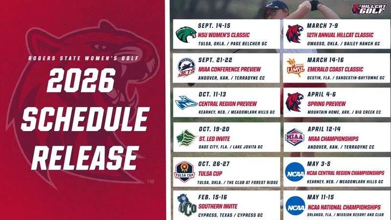 Hillcat Women's Golf Announces 2026-27 Schedule