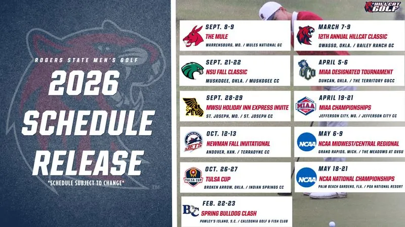 RSU Men's Golf Releases 2026-27 Schedule