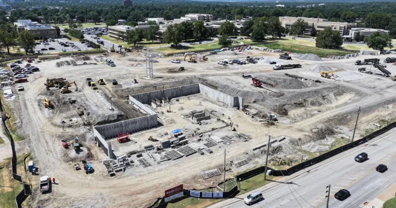 Photos: Stephenson Cancer Center construction at OU-Tulsa