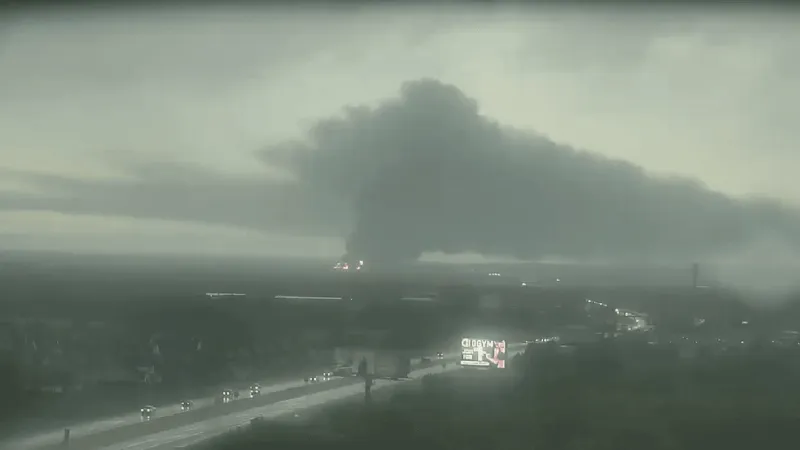 Liquid natural gas tank fire forces evacuations in Glenpool