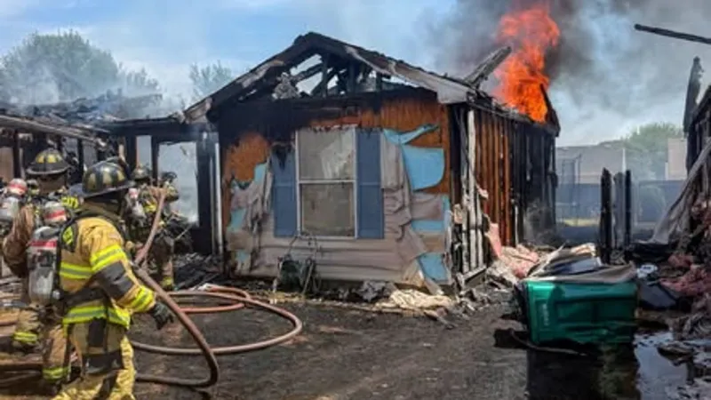 Four residential fires hit Hyacinth Hollow in Oklahoma City Wednesday afternoon