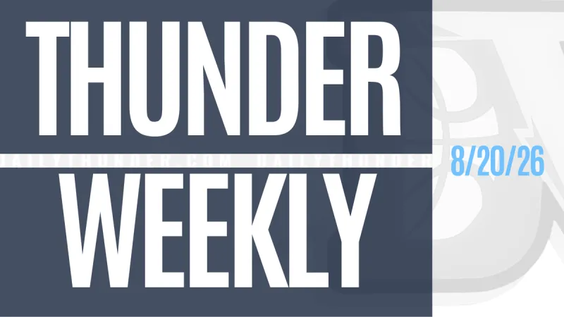 Thunder Weekly: Dreaming of October