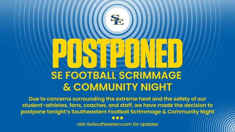 POSTPONED: SE Football Scrimmage and Community Night Moved to Aug. 27