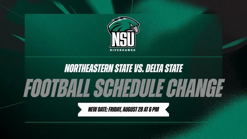 NSU Football Opener Moved to Friday, August 28