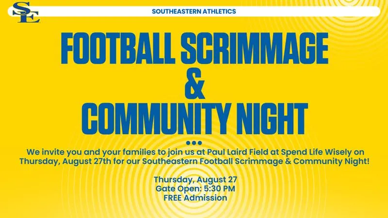 Football Scrimmage and Community Night Rescheduled for Aug. 27