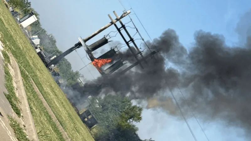 First responders battling grass fire near North 166th East Avenue in Catoosa