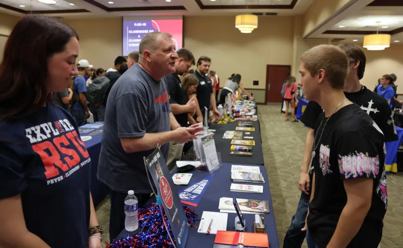 RSU Hosts More than 500 Area High School Students at Rogers County Area College Fair Aug. 25