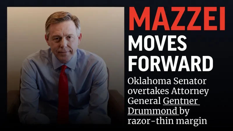 Mazzei will move forward in Governor's race; Creek County road tax passes by 72 votes