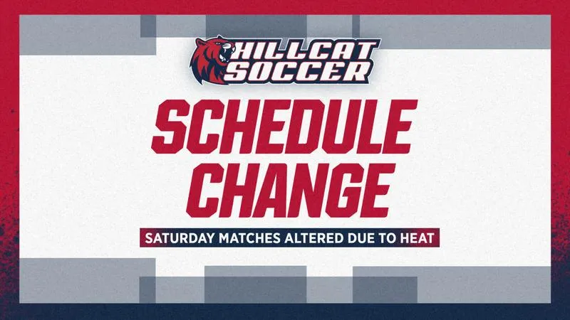 Men's Soccer Alters Saturday's Match Against Maryville Due to Heat