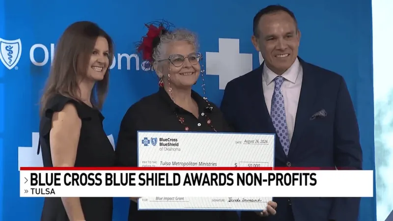 Blue Cross Blue Shield Oklahoma donates over $1 million in grants to 23 nonprofits
