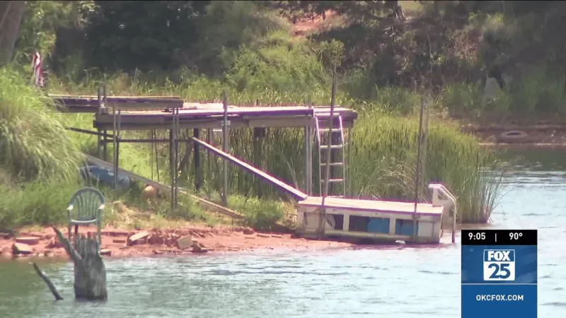 Oklahoma water board finds drought, not private dams, behind Cedar Lake drop