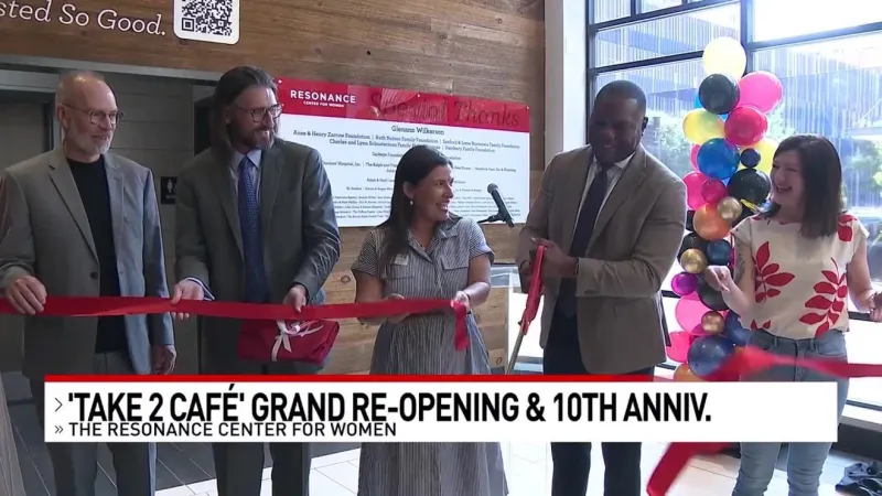 The Resonance Center for Women celebrates 10th anniversary with opening of new cafe