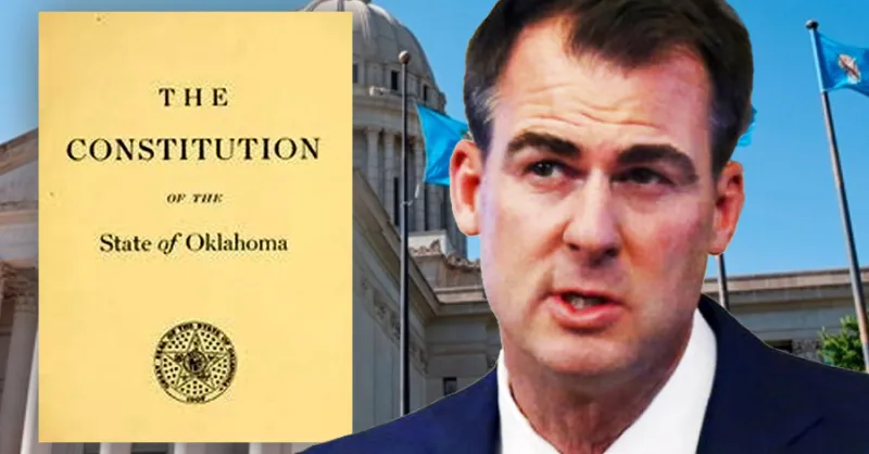 Stitt wants to mess with our Constitution...