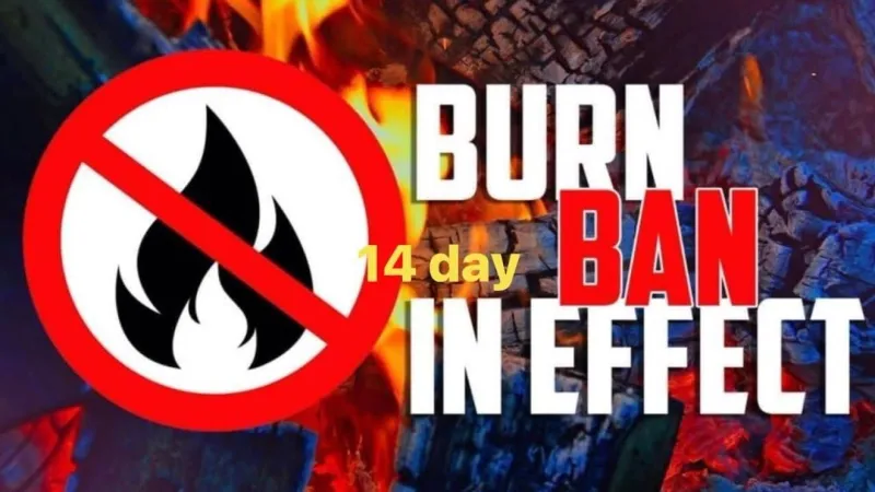 Burn ban now in effect across Mayes County