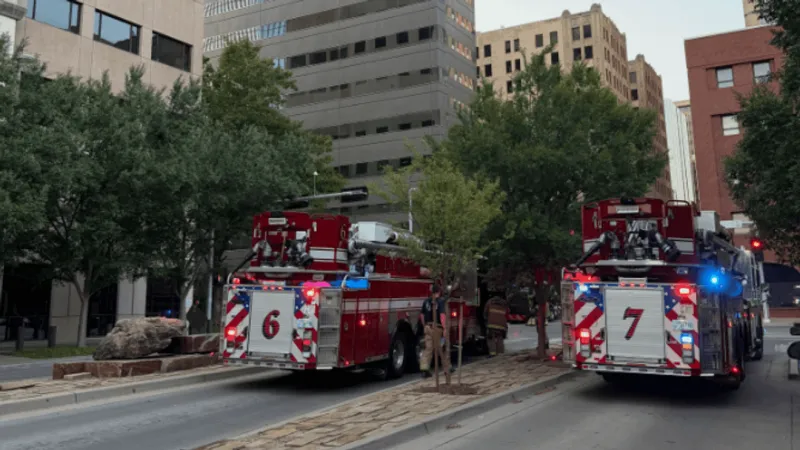 Generator malfunction triggers black smoke atop downtown Oklahoma City high-rise