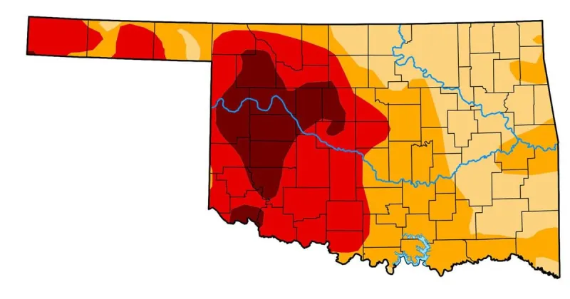 Drought consumes much of the state after scorching August