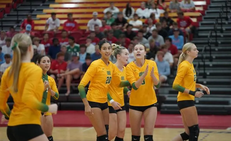 Bison Fall to Mocs in Five Sets