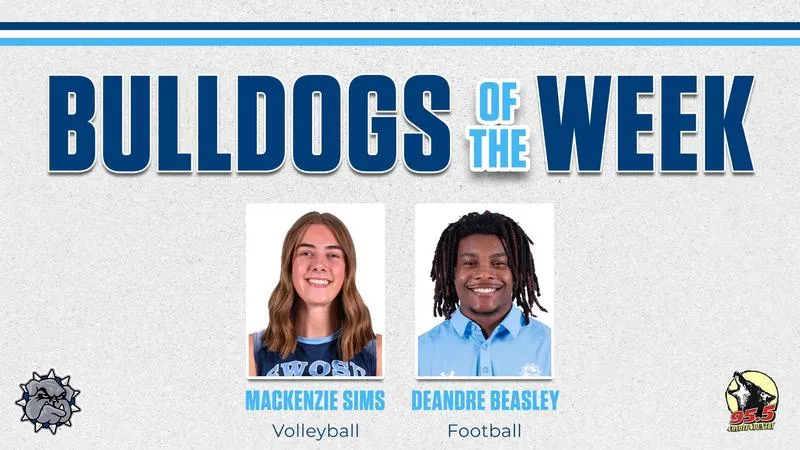 Sims, Beasley Named Bulldogs of the Week