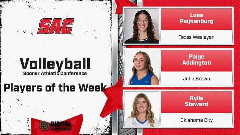 Steward Named Setter of the Week