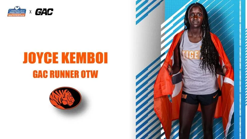 Kemboi Claims GAC Women's Cross Country Runner of the Week Honors