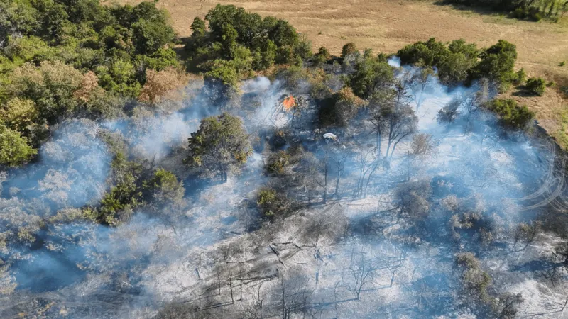 Crews return Tuesday to check for hotspots after Logan County wildfire contained