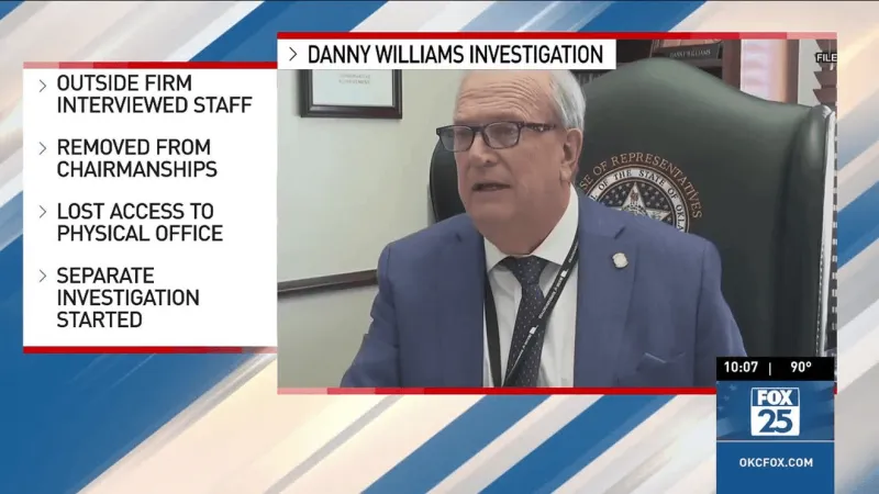 Oklahoma Rep. Danny Williams questioned in closed-door hearing amid misconduct probes