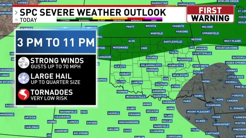 Strong to severe storms could bring beneficial rain and flooding to some areas