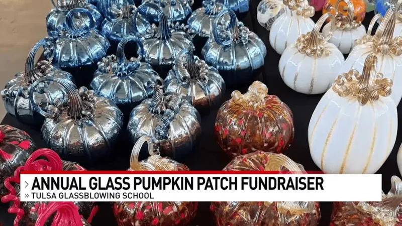 Tulsa Glassblowing School launches annual Glass Pumpkin Patch fundraiser