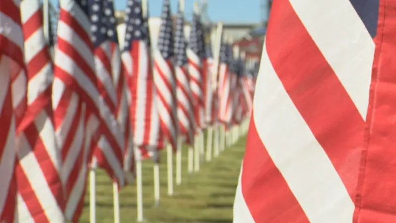 Oklahoma Christian honors terror attack victims with Harvey Field of Flags tribute