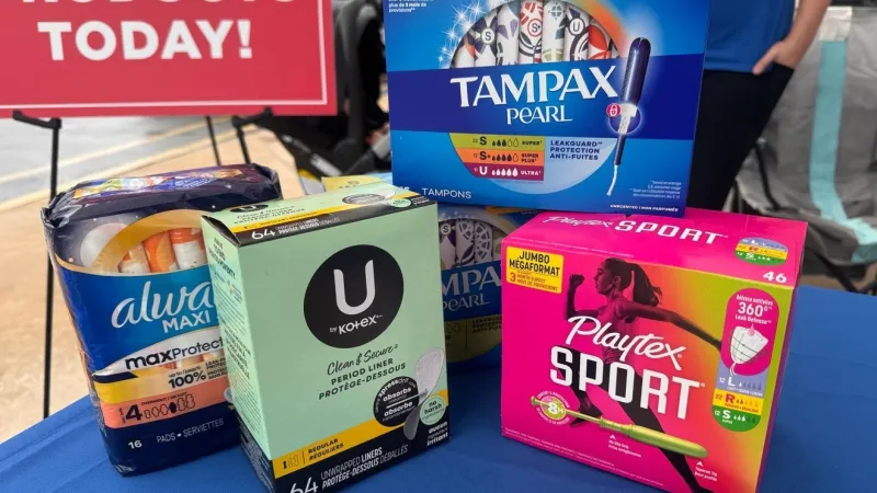 Junior League of Tulsa collects period products to help women and girls in need