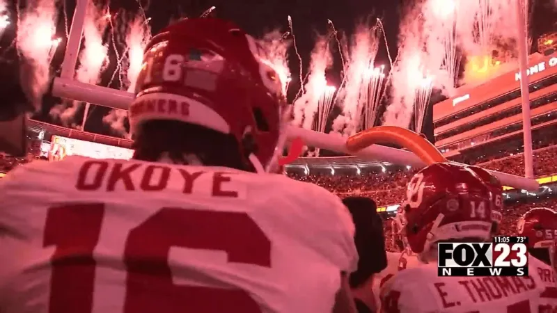 OU football player pledges donations for plays to honor first responders