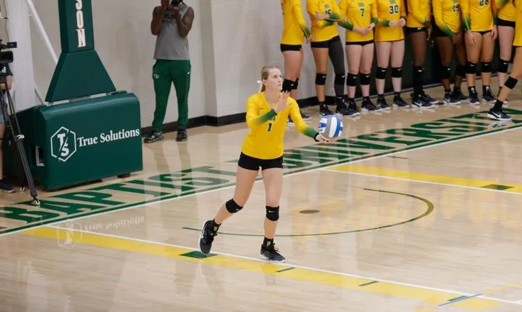 Boyer Breaks OBU Digs Record as Bison Fall in Five
