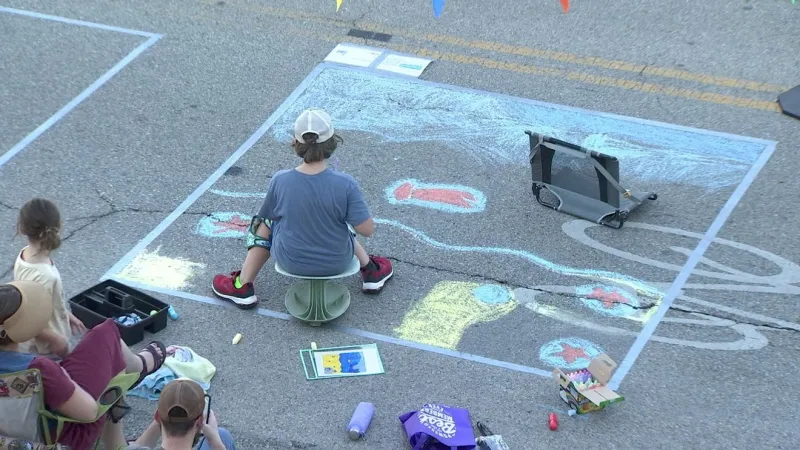Chalk it Up Art Festival brings colorful creations to Broken Arrow