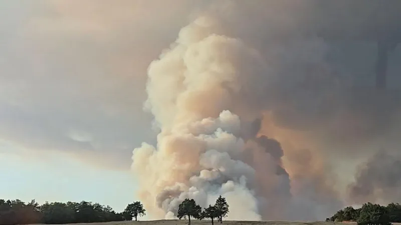 Gracemont Fire has burned over 1,300 acres, 0% contained as of Sunday night