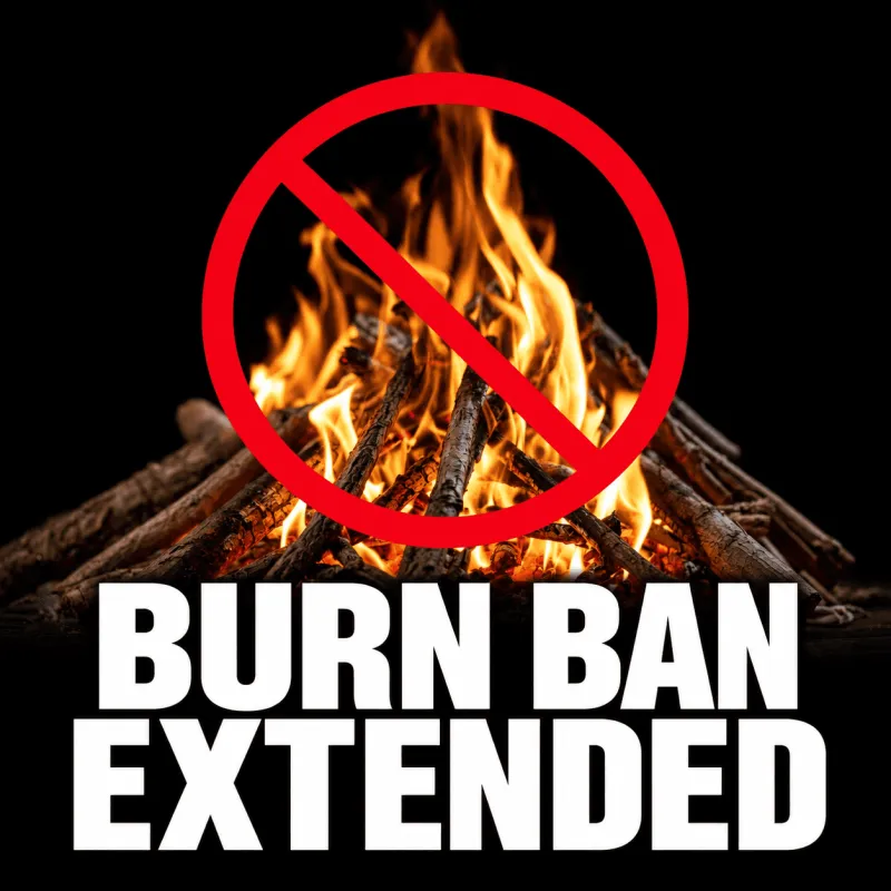 Creek County Extends Burn Ban 7 More Days