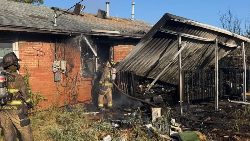 Woman in critical condition after northwest OKC house fire