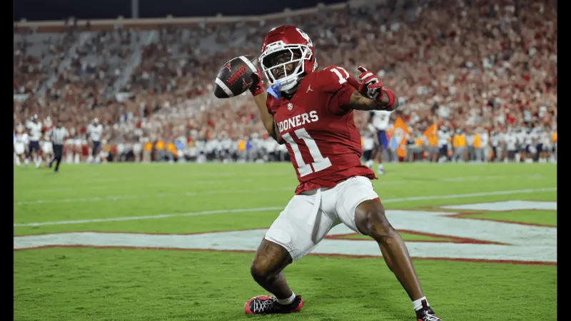 Venables: OU WR Trell Harris out 'for the foreseeable future' after Michigan hit