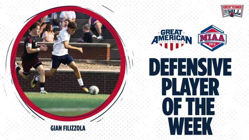 Filizzola Earns First Career GAC/MIAA Defender of the Week Honor