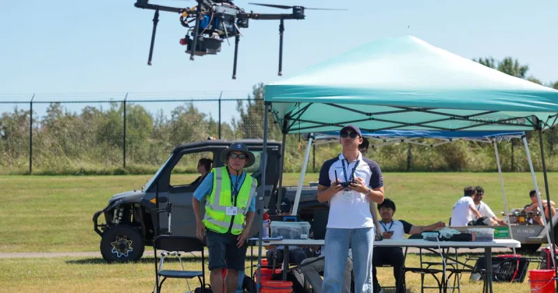 International drone contest takes to the northwest Tulsa skies