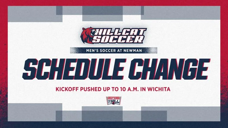 No. 12 Men's Soccer's Start Time at Newman on Saturday Changed