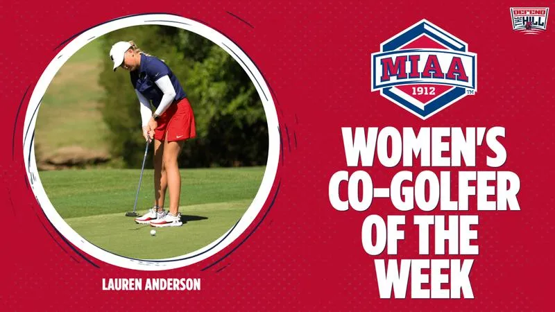 Anderson Earns First Career MIAA Golfer of the Week Honor