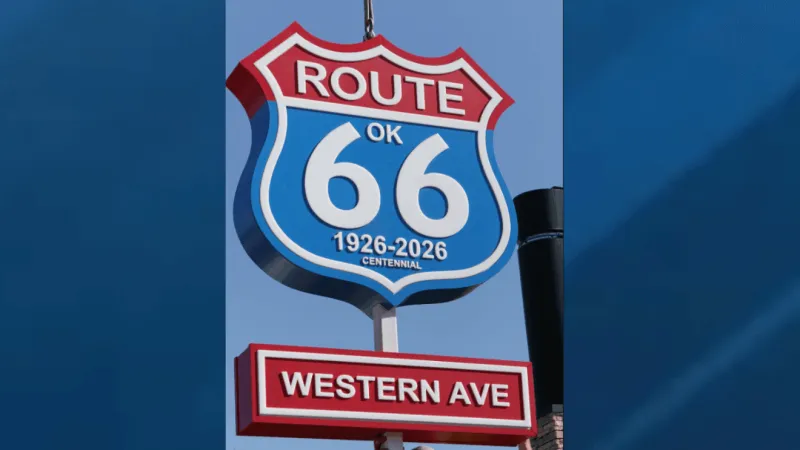 Route 66 monuments being installed across Oklahoma City