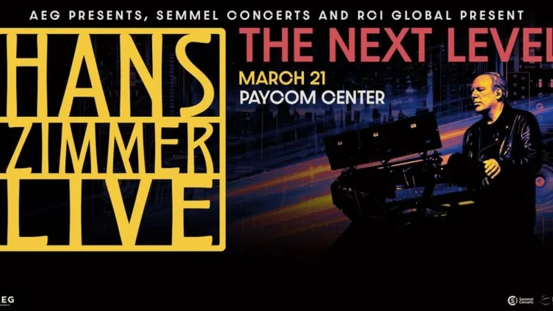 Hans Zimmer Live tour stops at Paycom Center in Oklahoma City on March 21, 2027