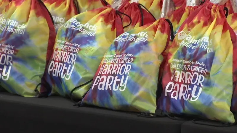 Oklahoma families impacted by cancer gather for Warrior Party in Tulsa