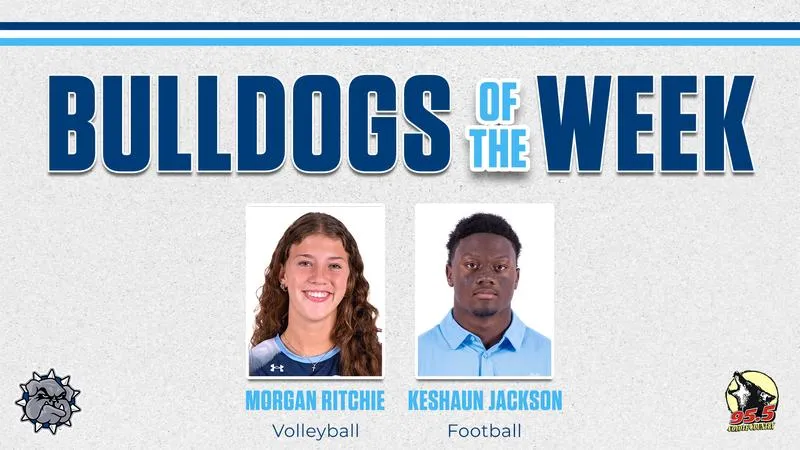 Ritchie, Jackson Named Bulldogs of the Week
